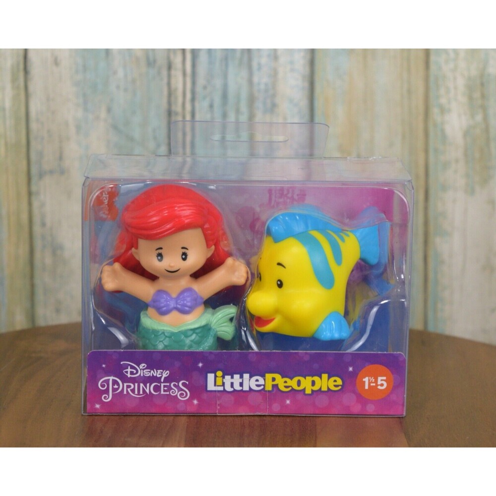 Fisher Price Little People Princess Ariel and Flounder The Little Mermaid